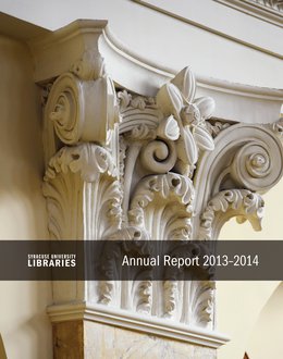 Close up of the ornate details of a white stone column in Carnegie Library