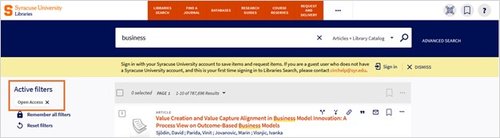 open access step 2